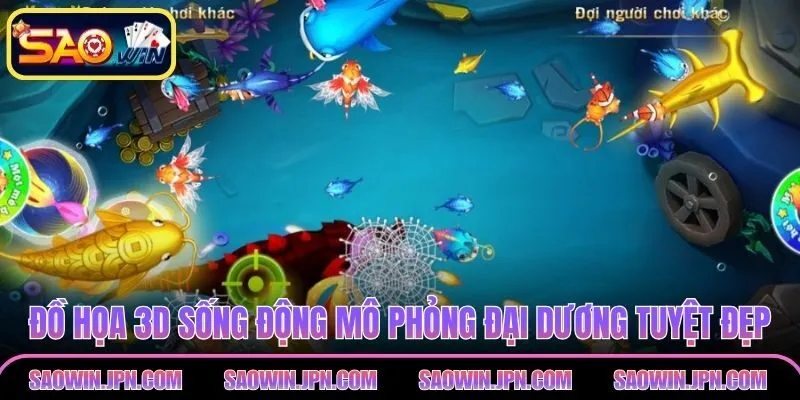 Đồ họa 3D sống động mô phỏng đại dương thực tế tuyệt đẹp