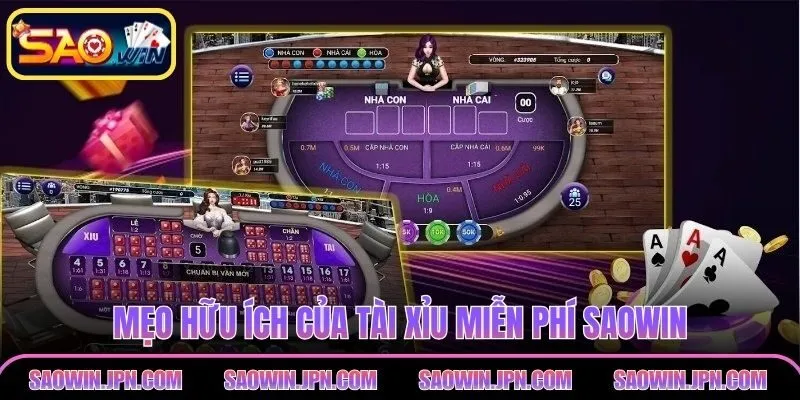 Tài Xỉu Miễn Phí – Bí Quyết Chơi Hiệu Quả Cho Tân Thủ Mẹo hữu ích của tài xỉu miễn phí SAOWIN